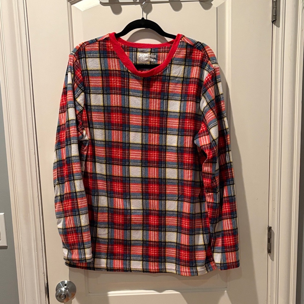 Jams World Red Plaid Long-Sleeve Men's Shirt